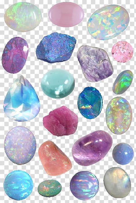 RNDOM, assorted gemstones transparent background PNG clipart