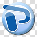 Powder Blue, blue p icon transparent background PNG clipart