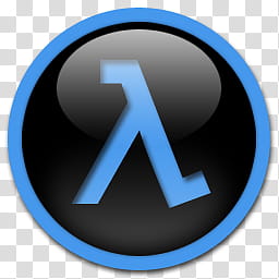 Valve World Icon Addon Half Life Blue Shift Blue And Black Logo Screenshot Transparent Background Png Clipart Hiclipart