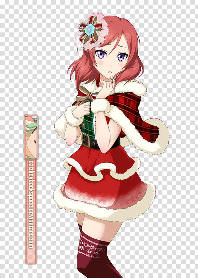 #&#; Nishikino Maki (Love Live! Card) SR, Render, woman wearing cape transparent background PNG clipart