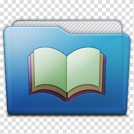 LeopAqua R Final , folder library alt  icon transparent background PNG clipart