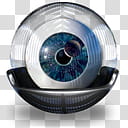 Sphere   , white and blue eye ball illustration transparent background PNG clipart