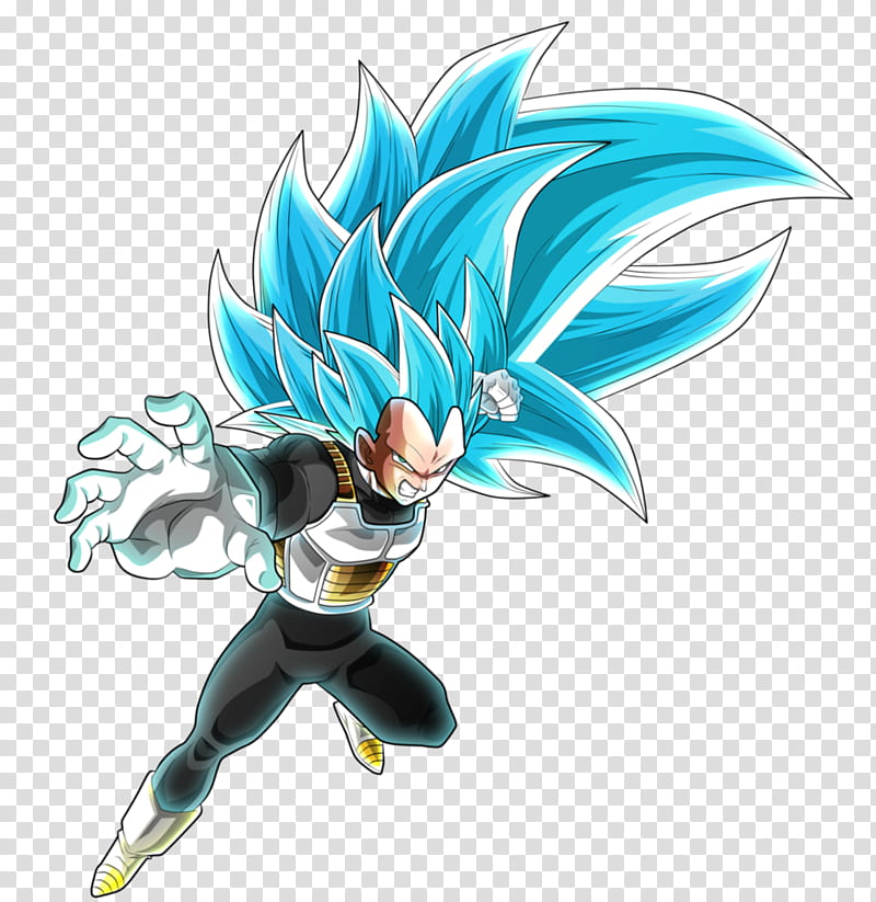 Super Saiyan Blue  Vegeta transparent background PNG clipart