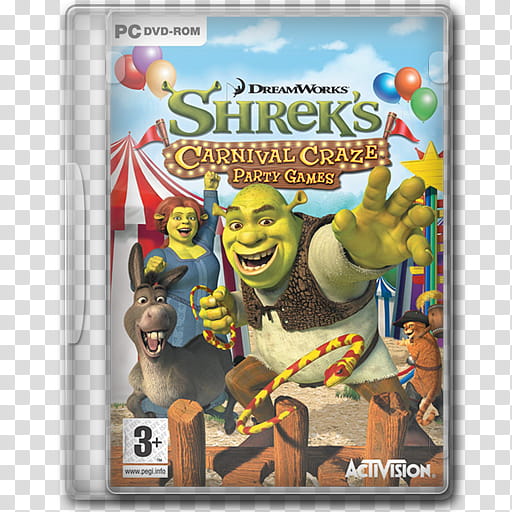 Game Icons , Shrek Carnival Craze transparent background PNG clipart