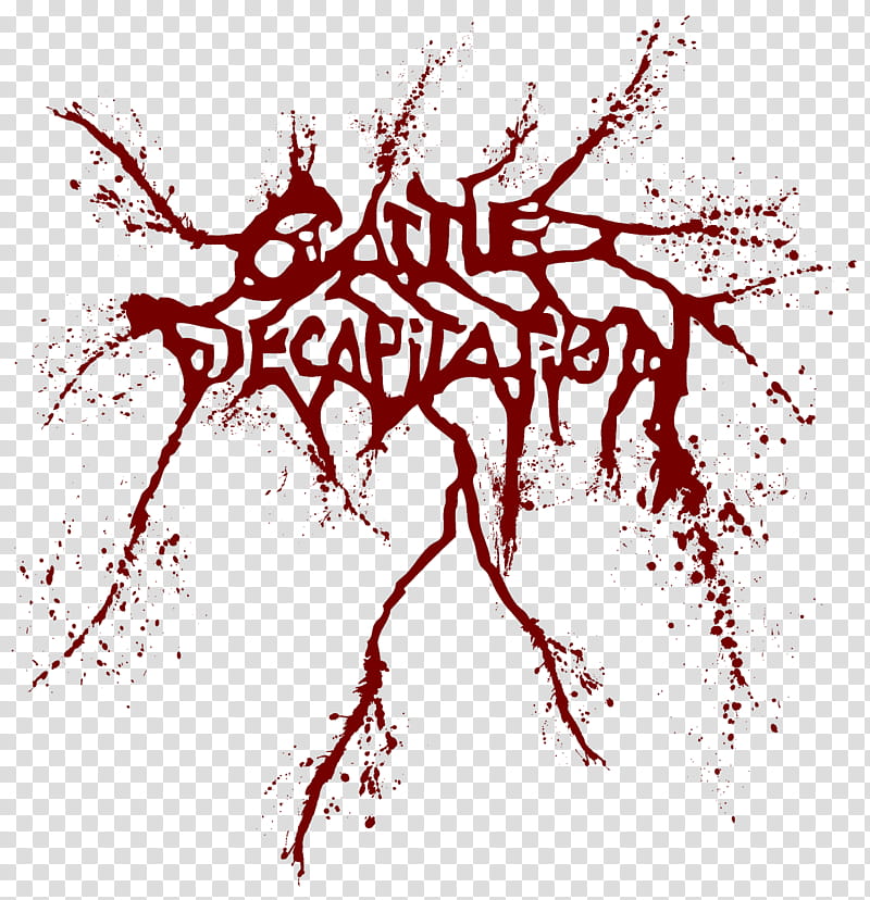 Cattle decapitation logo transparent background PNG clipart