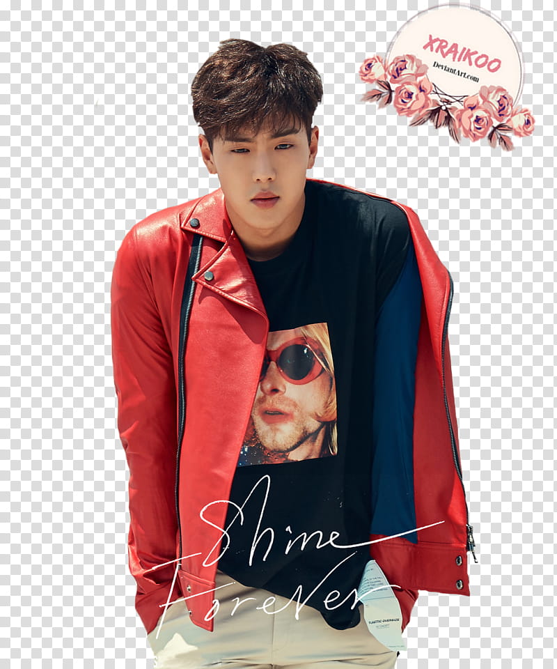 MONSTA X Shownu render Shine Forever transparent background PNG clipart