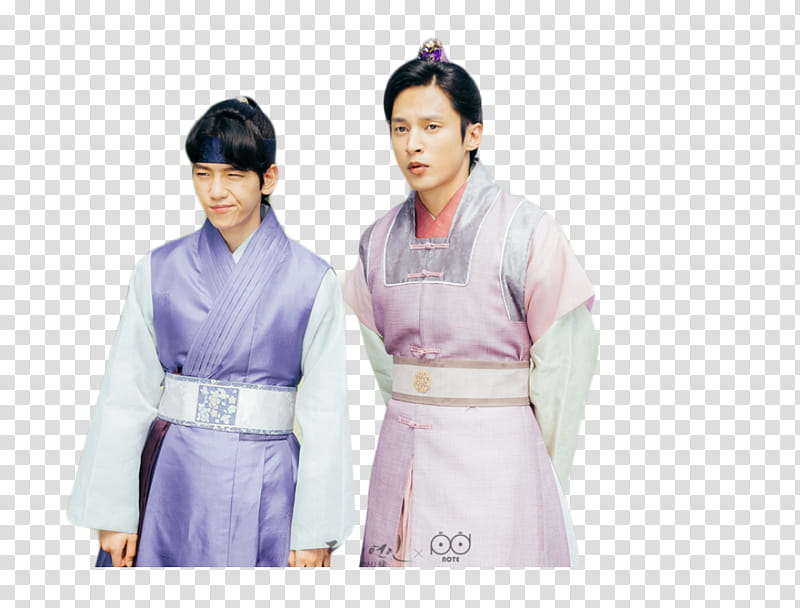 RENDER  S MOON LOVERS Part , two-man wearing thobes transparent background PNG clipart