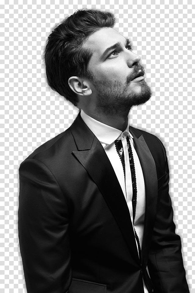 Cagatay Ulusoy , man wearing black suit jacket transparent background PNG clipart