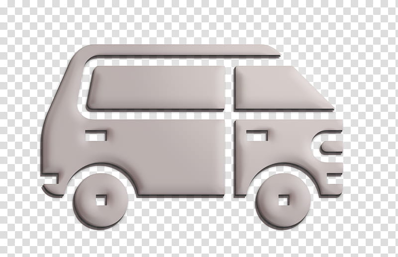 Car icon Van icon, Vehicle, Transport, Model Car, Minibus transparent background PNG clipart