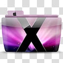 Colorflow   sa System, pink and purple x-printed folder icon transparent background PNG clipart