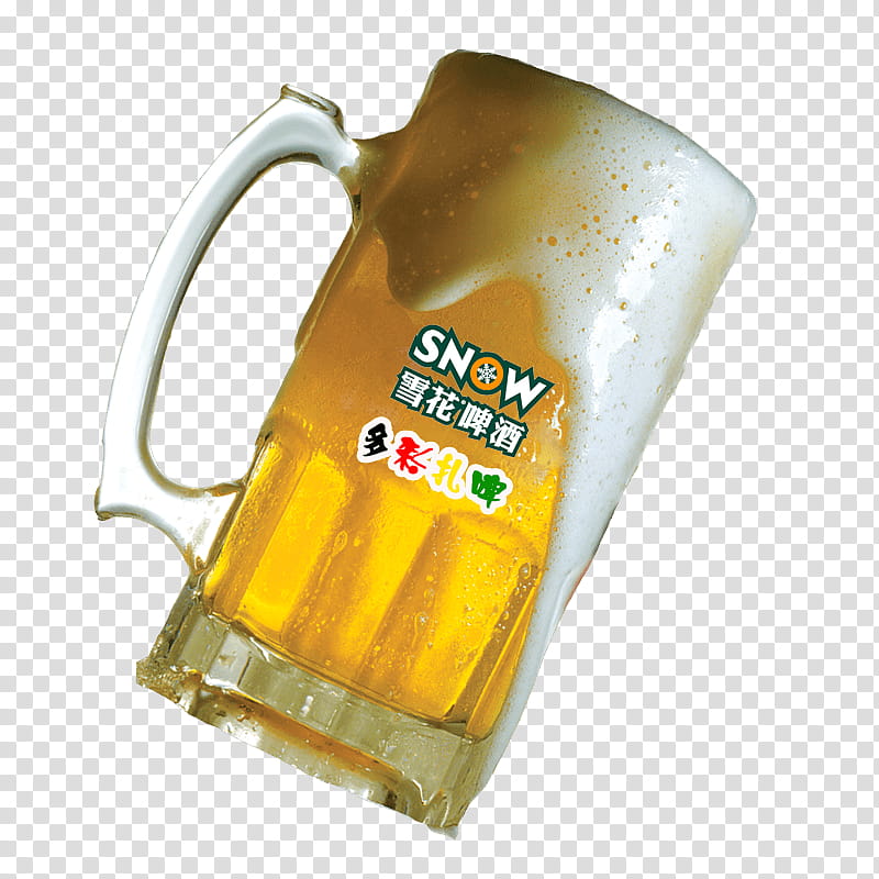 Snow, Beer, Beer Glasses, Tsingtao Brewery, Snow Beer, Draught Beer, Logo, Mug transparent background PNG clipart