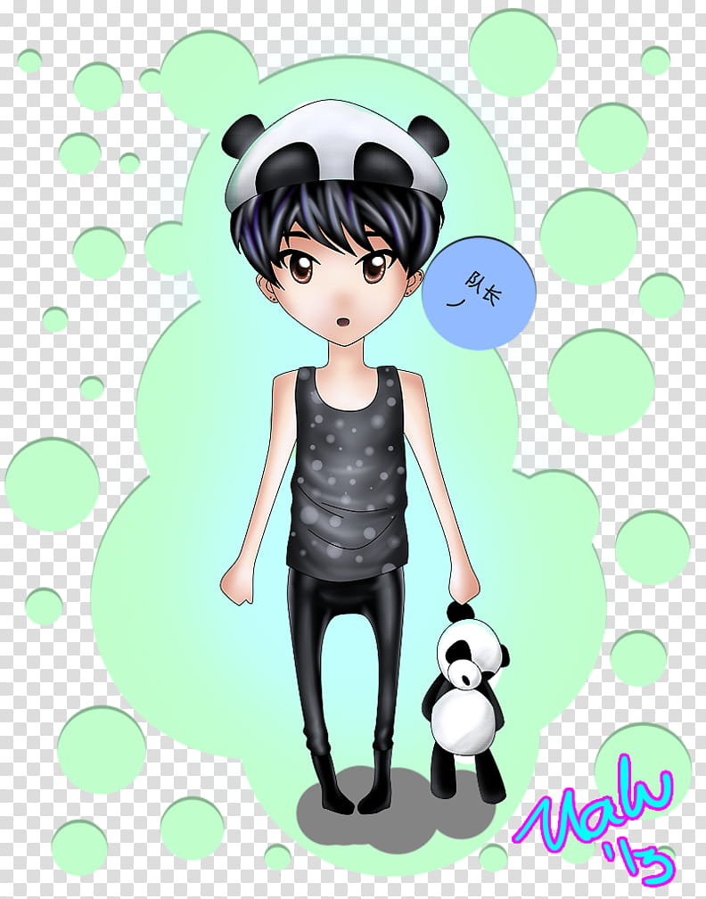 Chibi Tao from EXO M transparent background PNG clipart