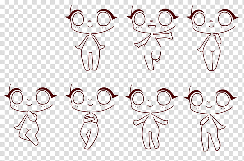 Base - Female Chibi Drawing Bases,png download, transparent png image