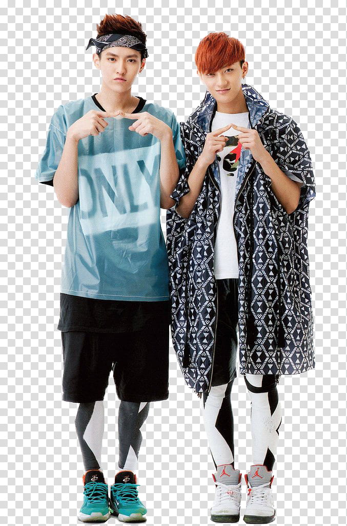 EXO , Kris&Tao(exo) transparent background PNG clipart