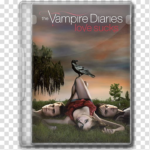 Series DVD Icons : + ICNS, The Vampire Diaries transparent background PNG clipart