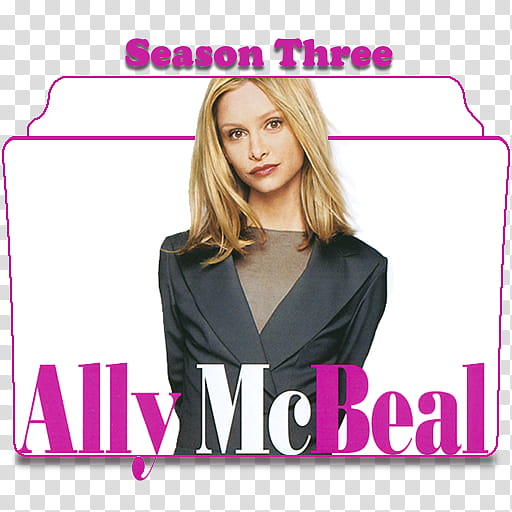 Ally McBeal season folder icons, Ally McBeal S ( transparent background PNG clipart