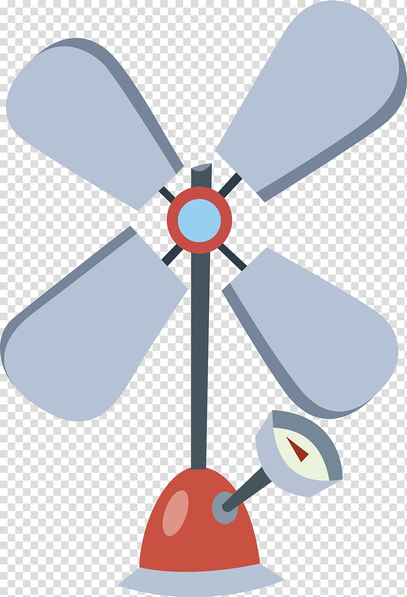 Anemometer Red, Propeller, Fan, Cartoon, Wing, Line, Mechanical Fan transparent background PNG clipart