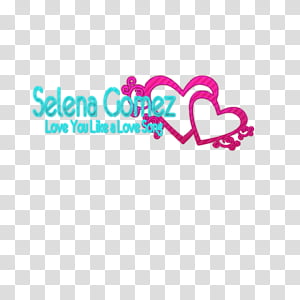 Texto Selena Gomez transparent background PNG clipart thumbnail