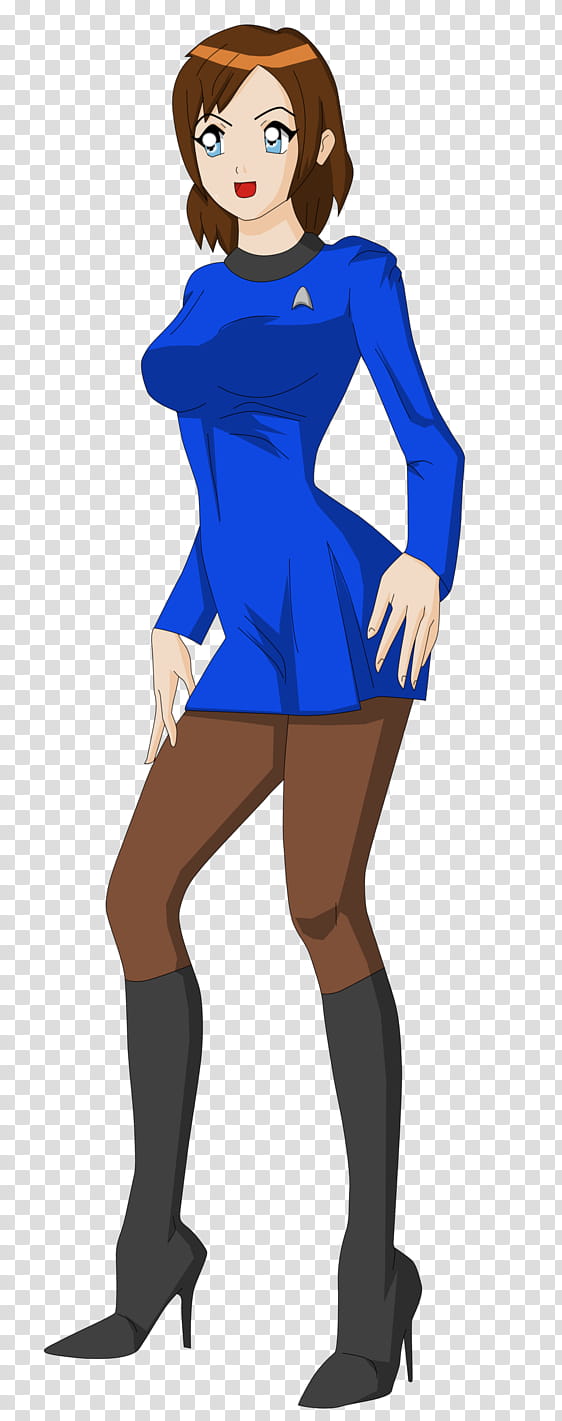 Maelstrom Starfleet cosplay commission , female anime character transparent background PNG clipart