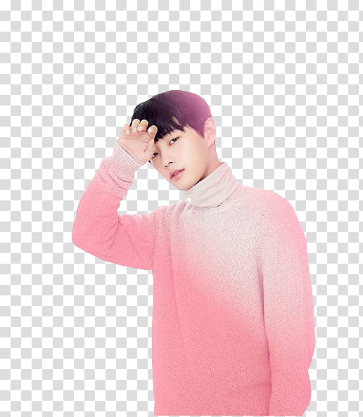 JBJ , man wearing white sweat shirt holding forehead using right hand transparent background PNG clipart