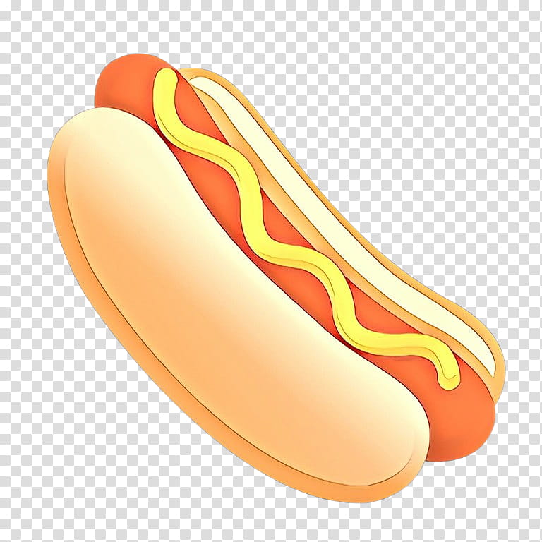 Orange Cartoon Fast Food Sausage Vienna Sausage Hot Dog Cervelat Bratwurst Transparent Background Png Clipart Hiclipart