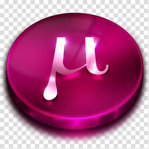 uTorrent icon, , round purple and pink art transparent background PNG clipart