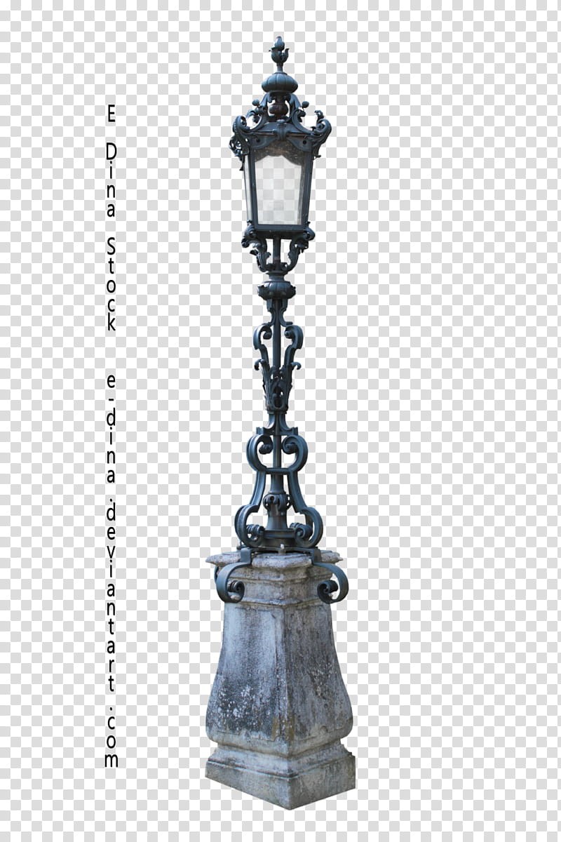 HQ Street lantern, black and grey street lamp transparent background PNG clipart
