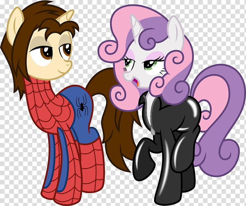 COM Peter and adult Sweetie Belle transparent background PNG clipart