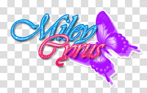 Textos de Miley Cyrus transparent background PNG clipart thumbnail