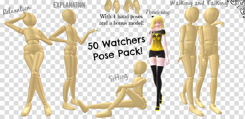 Watcher Gift, Pose  (DL)! transparent background PNG clipart