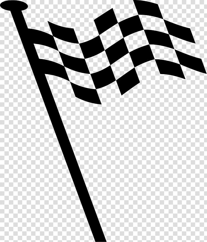 Flag, Racing Flags, Check, Auto Racing, Blackandwhite, Line transparent background PNG clipart