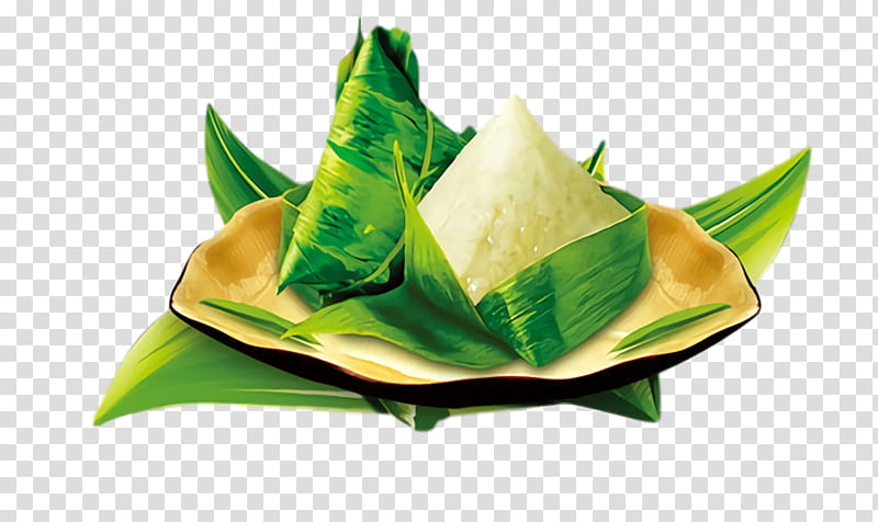 Banana Leaf, Zongzi, Dragon Boat Festival, Bateaudragon, Traditional Chinese Holidays, Culture, Poster, Macro transparent background PNG clipart