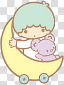 Iconos Little Twin Stars, Little Twin Stars Kiki transparent background PNG clipart
