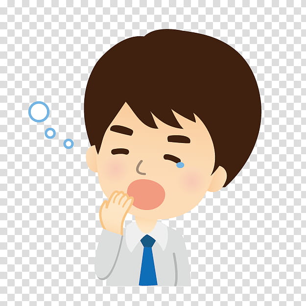 girl yawn clipart