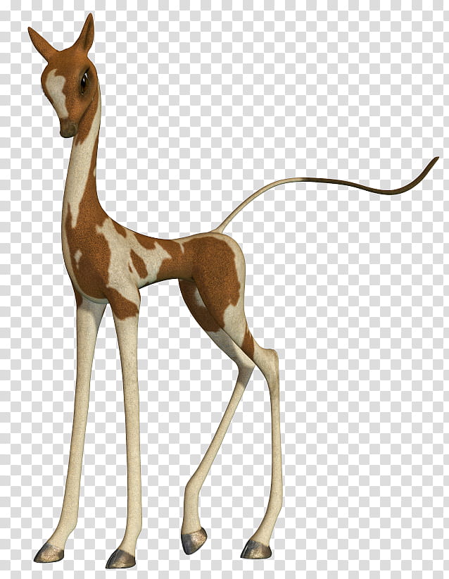 Fantasy Animals , brown and white deer transparent background PNG clipart