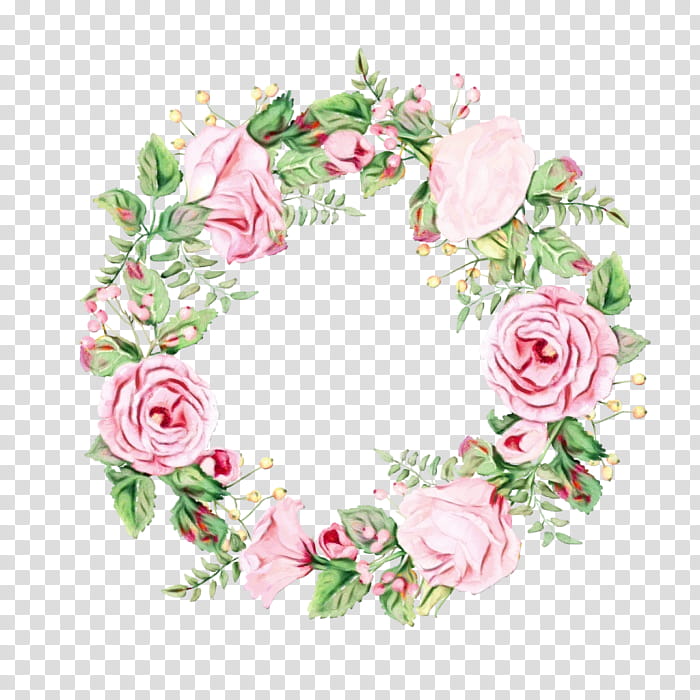 Watercolor Christmas Wreath, Garden Roses, Floral Design, Flower, Peony, Flower Bouquet, Pink Flowers, Watercolor Painting transparent background PNG clipart