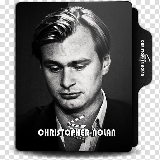 Christopher Nolan Folder Icon, Christopher Nolan transparent background PNG clipart