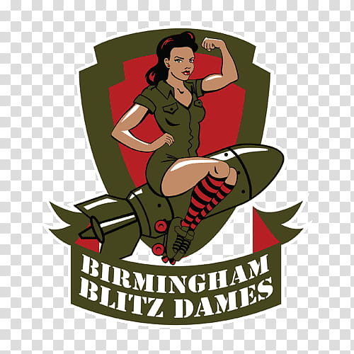 Sport Logo, Birmingham Blitz Dames, Roller Derby, Roller Skating, Sports, Sport Birmingham, United Kingdom, Label transparent background PNG clipart
