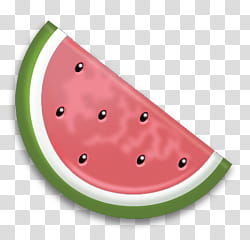 Emoji, slice of watermelon illustration transparent background PNG clipart