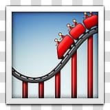 roller coaster illustration transparent background PNG clipart
