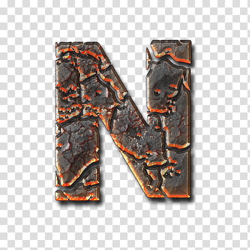 Lava Alphabetical , letter N graphic screenshot transparent background PNG clipart