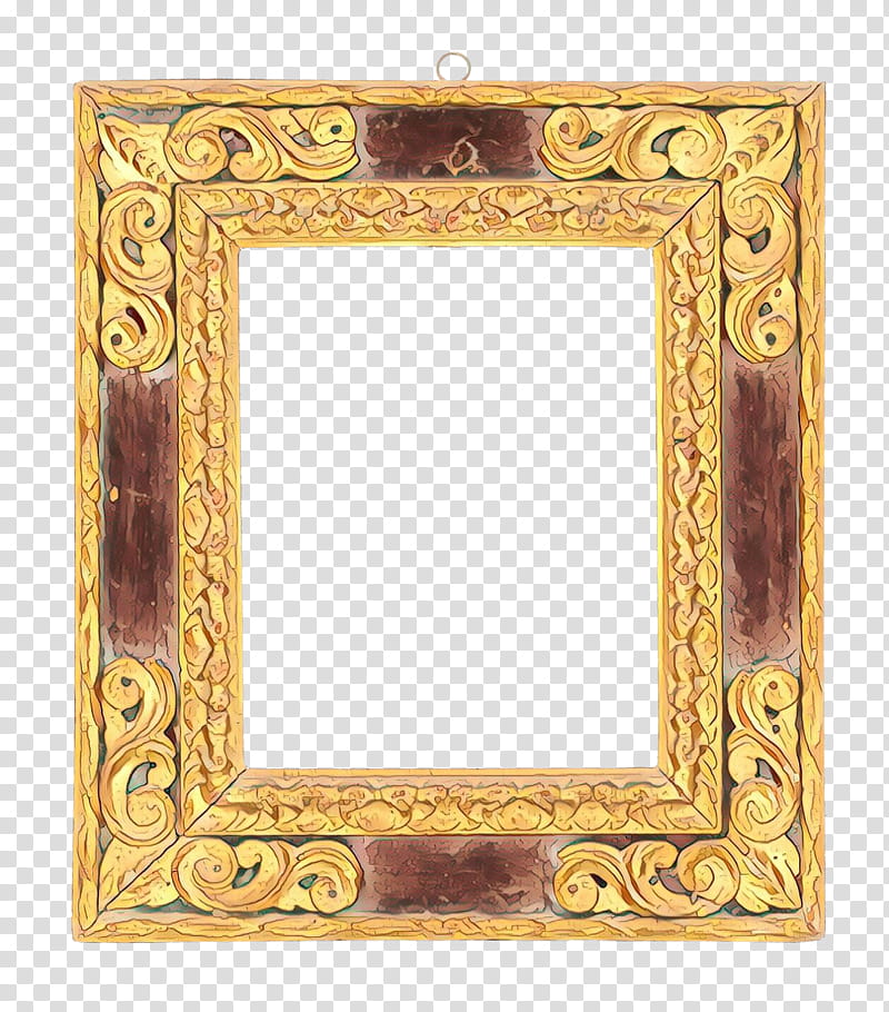 frame, Frame, Rectangle, Mirror, Visual Arts, Interior Design, Brass, Square transparent background PNG clipart