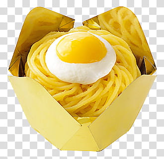 noodles with sunny-side up egg transparent background PNG clipart