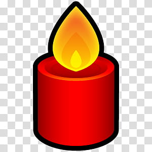 Navidad, red lighted candle illustration transparent background PNG clipart