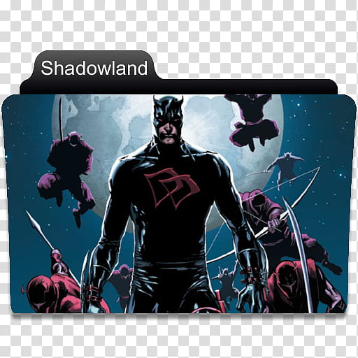 Marvel Comics Folder , Daredevil folder icon transparent background PNG clipart