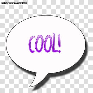 Speech Balloons, cool text bubble transparent background PNG clipart