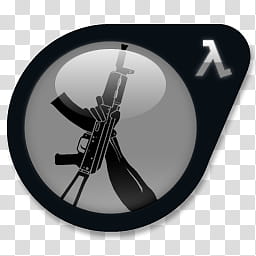 Valve World icon ADDon , Insurgency, black and white LED light transparent background PNG clipart