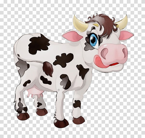 Cow, Dairy Cattle, Ox, Service, Cartoon, Economics, Presentation, Bovine transparent background PNG clipart