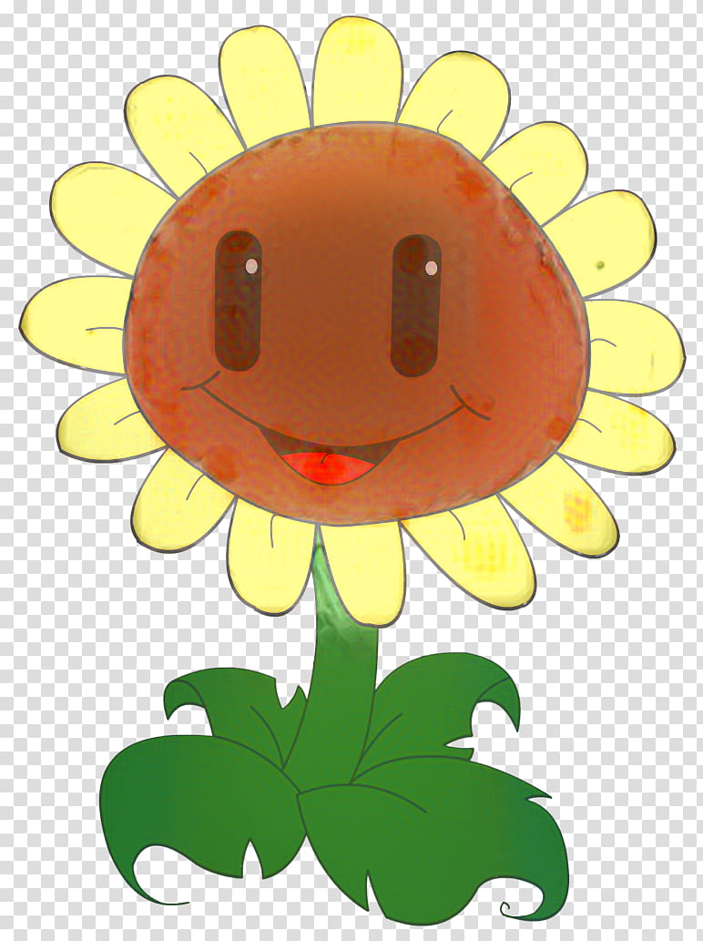 Happy Family, Yellow, Petal, Leaf, Sunflower, Lady Bird, Cartoon, Green transparent background PNG clipart