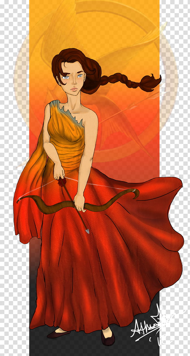 Katniss: Girl on Fire transparent background PNG clipart